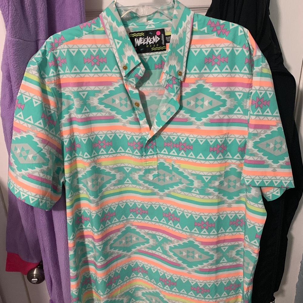 Chubbies Men’s stretch shirt “ The En Fugo wild”